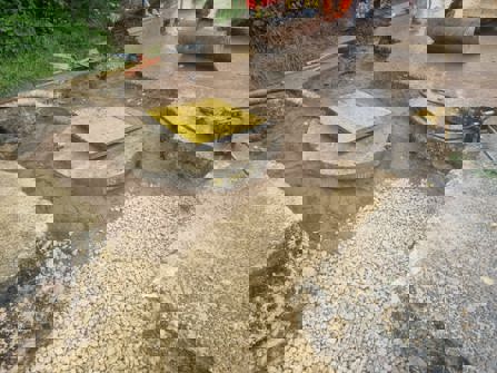 Photo of drainage chamber