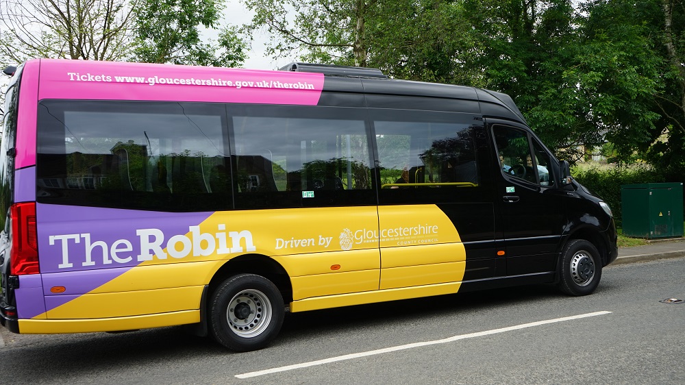 Robin Busn The Robin - bookable bus service launches in three new areas ...