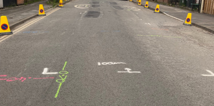 Photo of Seymour Road before work