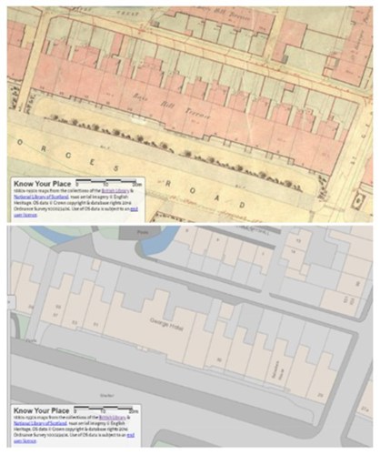 An image detailing street numbering