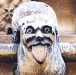A tongue-poker gargoyle