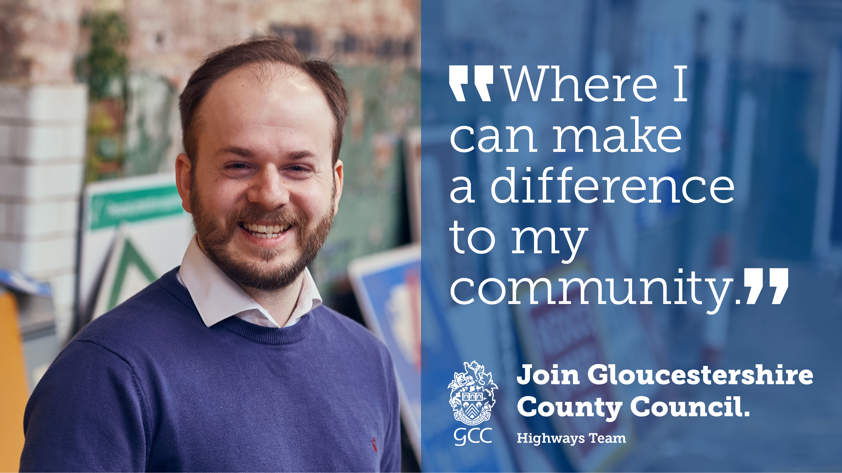 Where I can make a difference to my community.