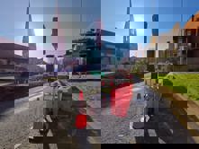 Pedestrian diversion directing people to Black Dog Way