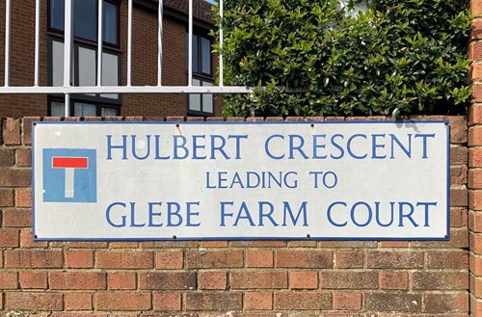 Hulbert Crescent street sign