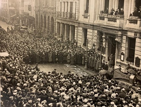 A photo of the Proclamation of King Edward VIII in 1936