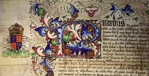 An image of an old charter