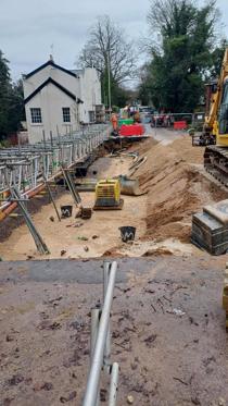 Photo of building works