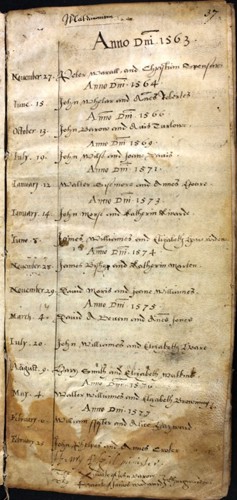 P167-IN-1-1 Down Hatherley parish register