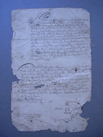 A document that has not been repaired