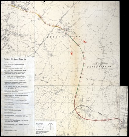 Yate to Thornbury Map