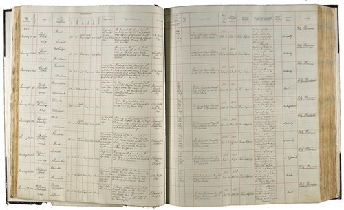 Gaol register