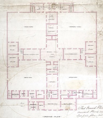 The Ground plan of the Stow Union Workhouse