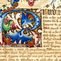 A historic illustration in a book