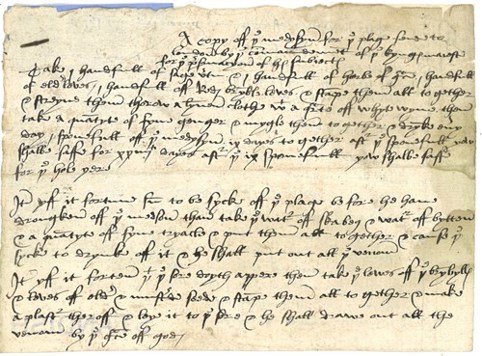 Image of an old document