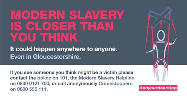 Modern Slavery poster