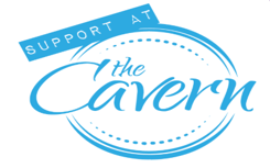 The logo for Support at the Cavern