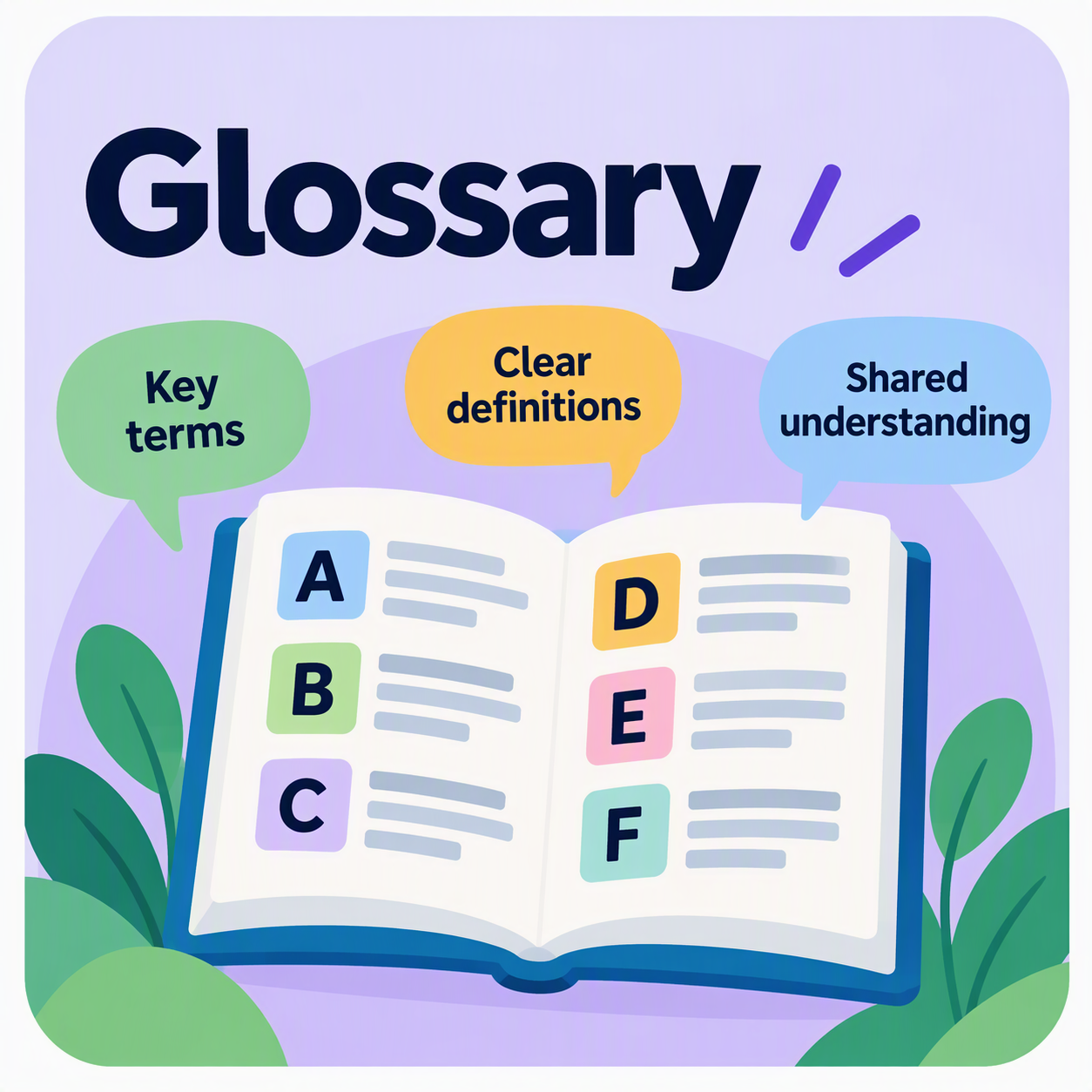Glossary of terms