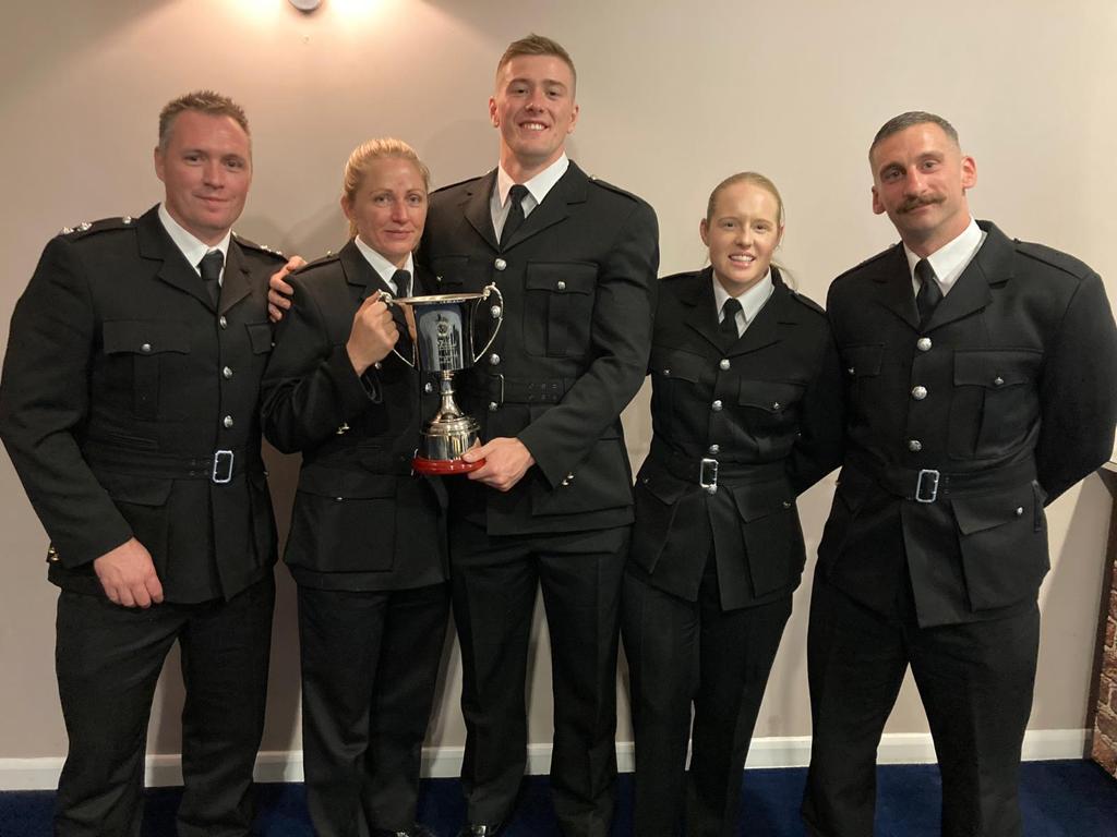 Watch Manager, Josh Bence, Firefighter, Sam Cushing, Firefighter, Matt Adams, Firefighter, Ceri Large and Crew Manager, Amy Lynex