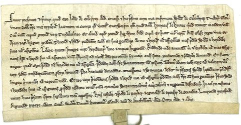 An image of a deed