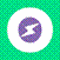 A purple and white circle with lightning bolt in center

AI-generated content may be incorrect.