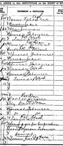 1901 census Cheltenham occupations