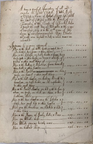 GDR-R9-1663-265 Inventory of Robert Alsopp