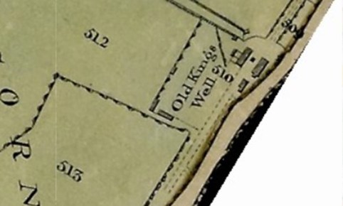 An plan showing the Old Kings Well