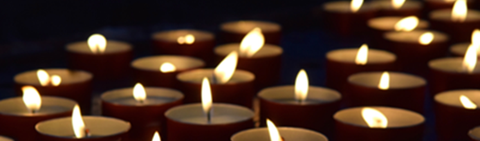 An image of many candles