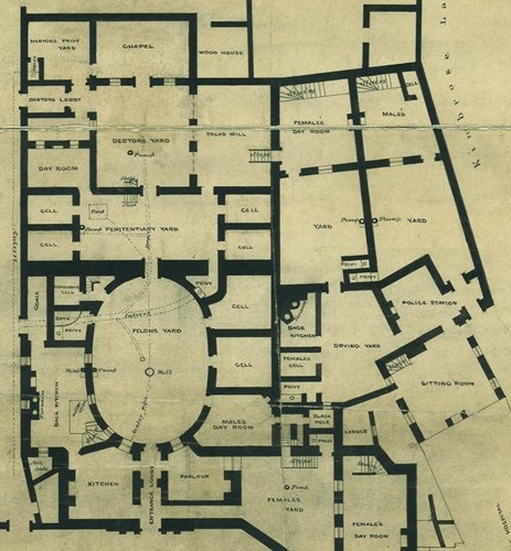 Detail of Gloucester City Prison