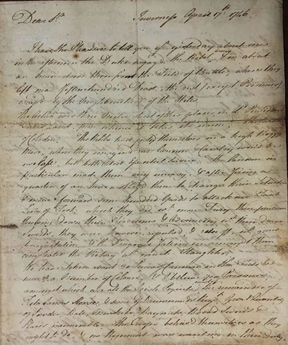 An image of an old letter