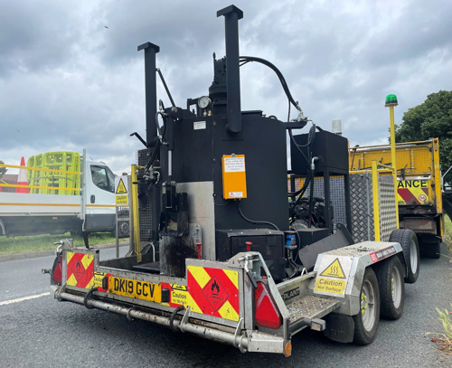 Photo of a Roadmender device