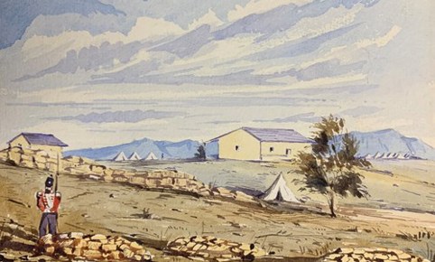 An image of a Crimean camp