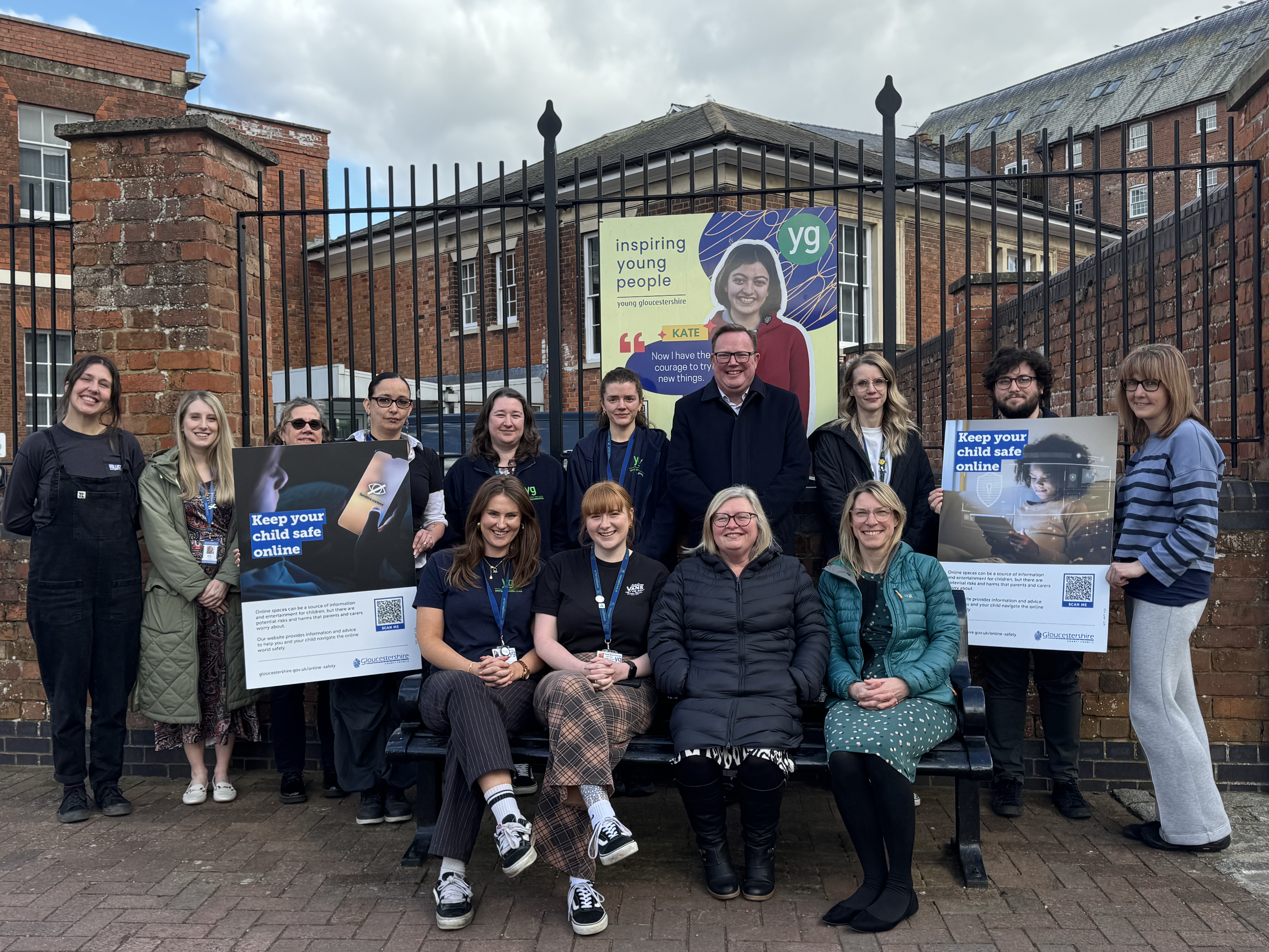 The launch of the Online Harms webpage at Young Gloucestershire's headquarters in Gloucester