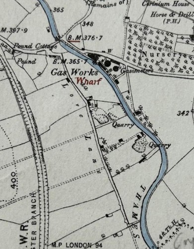 1881 1st Edition OS 6-inch map, reproduced with the acknowledgement of the Ordnance Survey