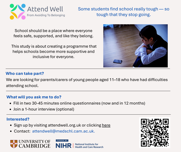 Advertisement for Attend Well project