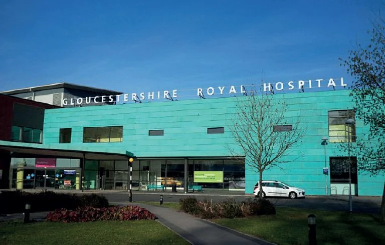 Gloucester Royal Hospital main entrance
