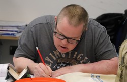 A Learner completing an activity