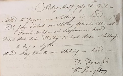 An image of an old letter