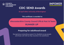 Certificate awarded to GCC PFA team as runner up in 2026 CDC SEND Awards