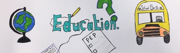 A piece of artwork with the title 'Education'.