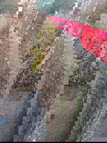 Photo of bridge damage