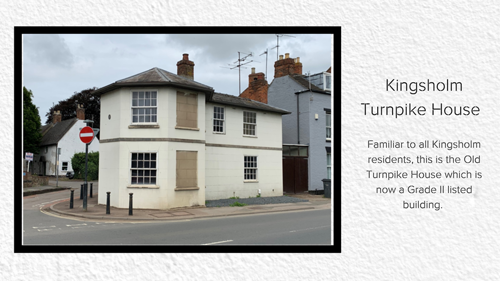 A photo of the Kingsholm Turnpike House