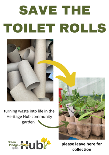 save the toilet rolls poster