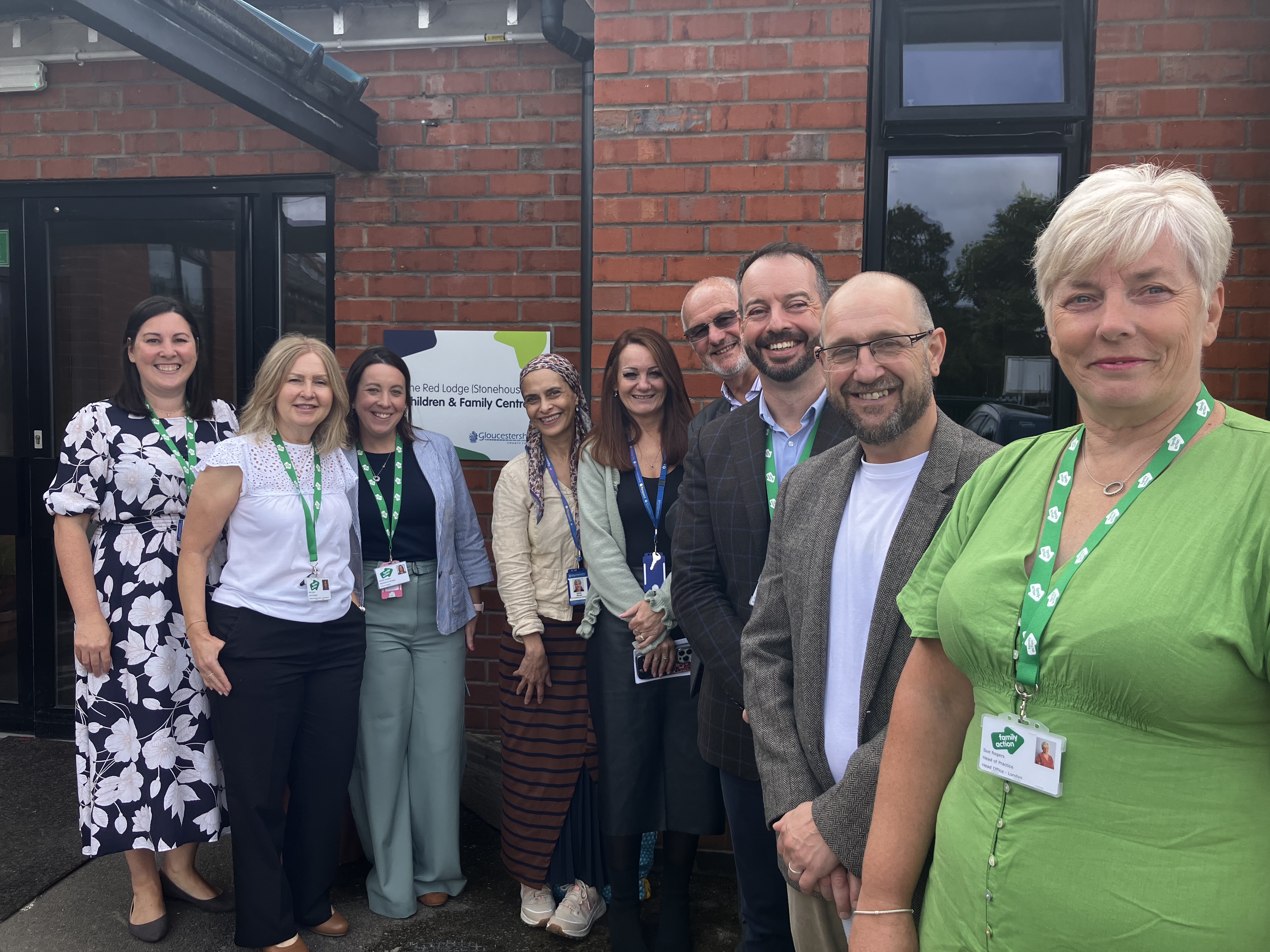 The launch of the new Children And Families Centre in Stonehouse