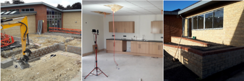 A photo of the refurbishments at The Rissington School