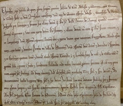 A image of an old document