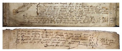 An image of an old document