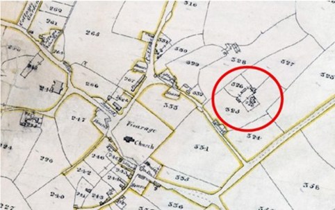 An image of an old map