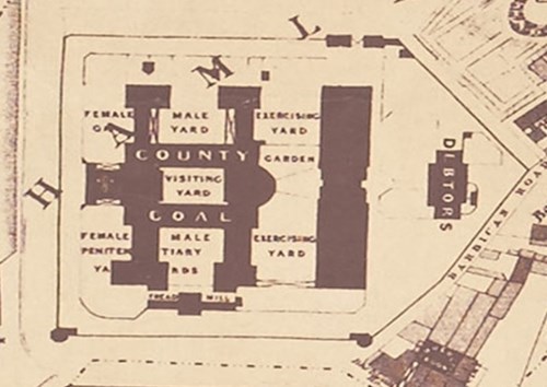 1843 plan of Gloucester County Gaol
