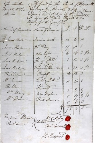 An image of an old document